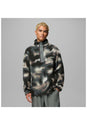 Helvetia II Printed Half Snap Fleece sedonasage-dyeflow Vorderansicht