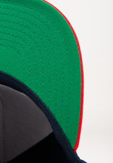 Bird Snapback navy-red Closeup1