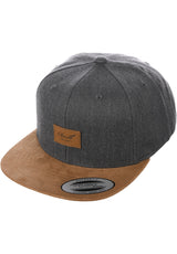 Reell Suede Cap Cap heathercharcoal – Vorderansicht