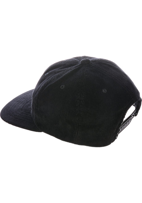 Reell Flat 6 Panel Cap black-cord – Rückenansicht
