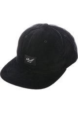Reell Flat 6 Panel Cap black-cord – Vorderansicht