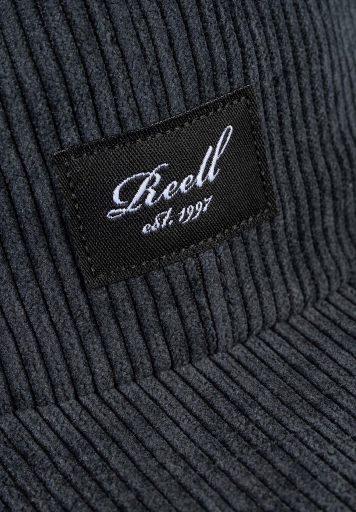 Reell Flat 6 Panel Cap midnightgrey-cord – Detailansicht 1