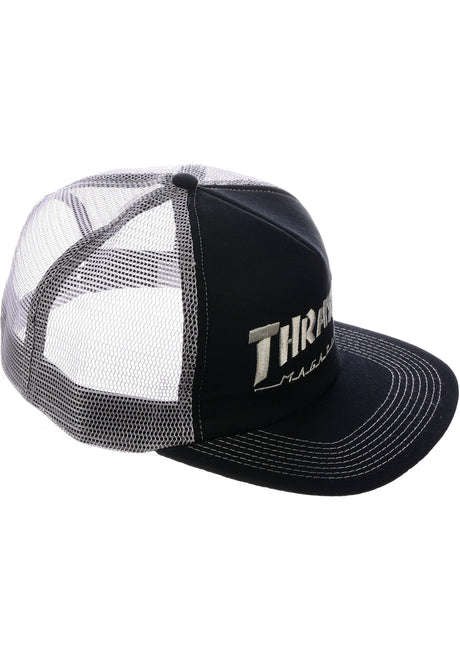 Thrasher Logo Embroidered Mesh Cap black-grey – Detailansicht 2