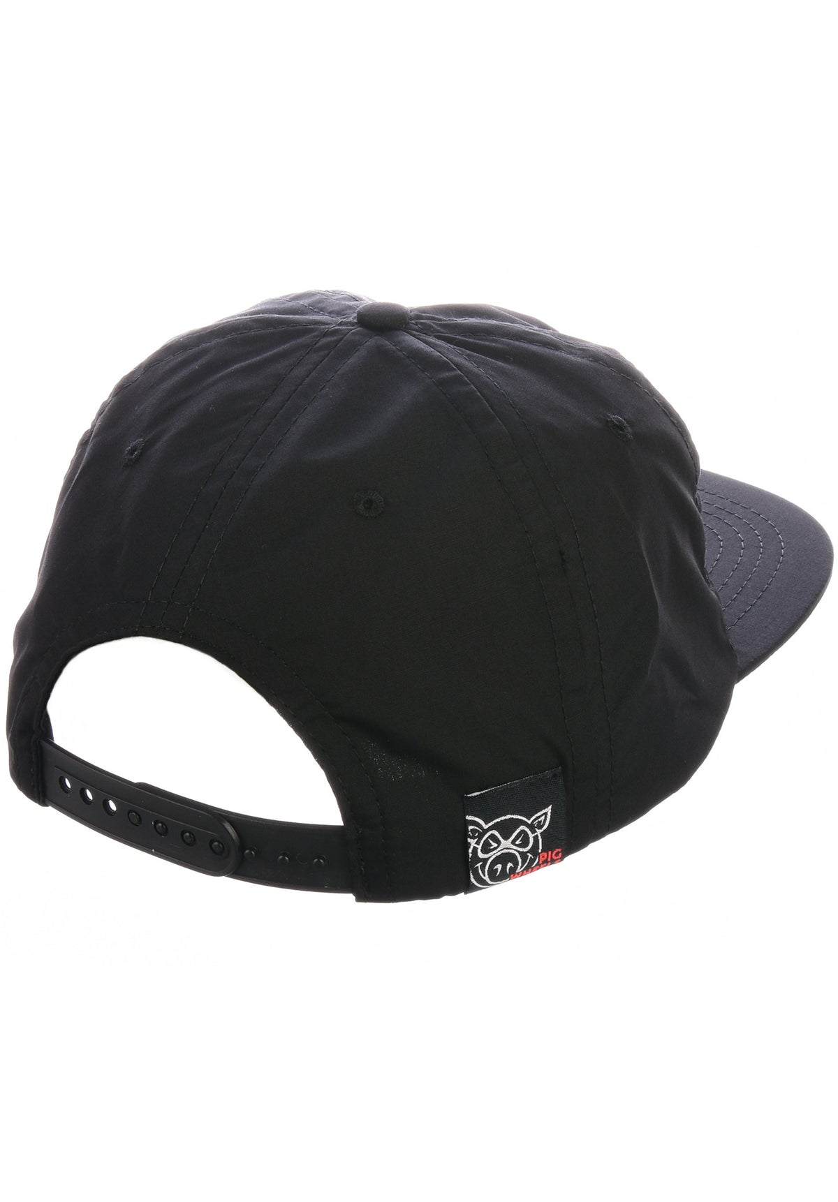 Pig Head Unstructured Cap black – Detailansicht 1