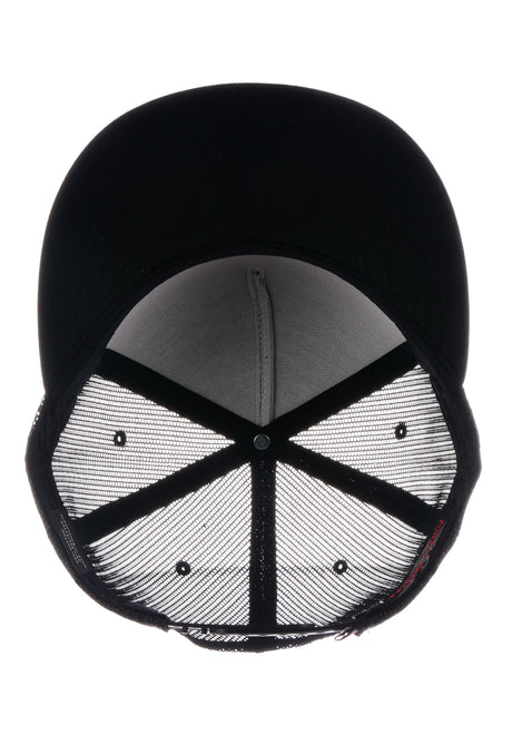Winged Ripper Trucker Snapback black Oberansicht