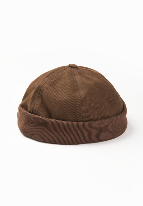 Uprock Docker Cap Cap brown – Vorderansicht