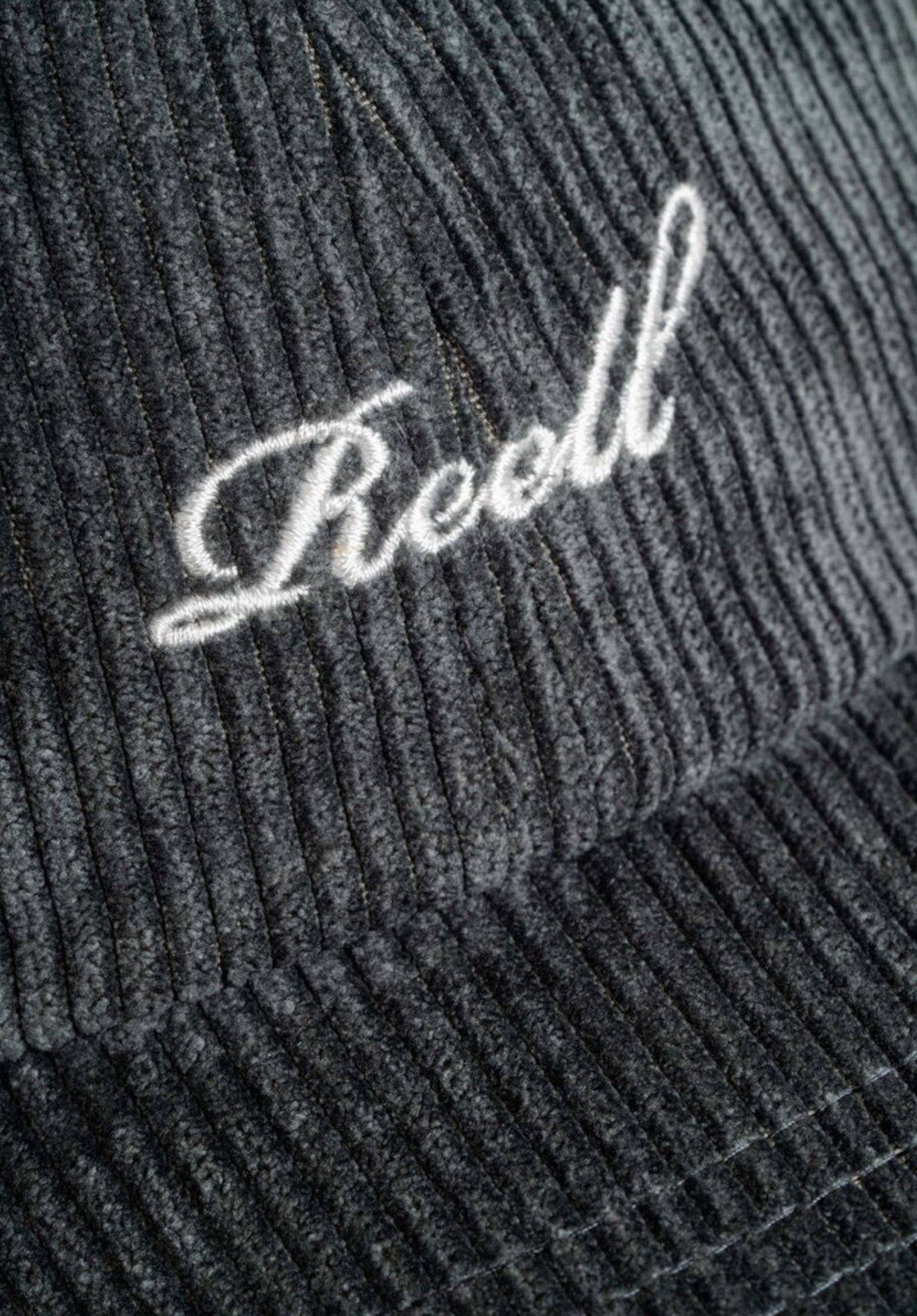 Reell Single Script Cap Cap graphiteblue-cord – Detailansicht 1