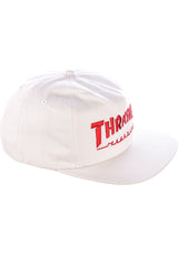 Mag Logo Snapback white Closeup2