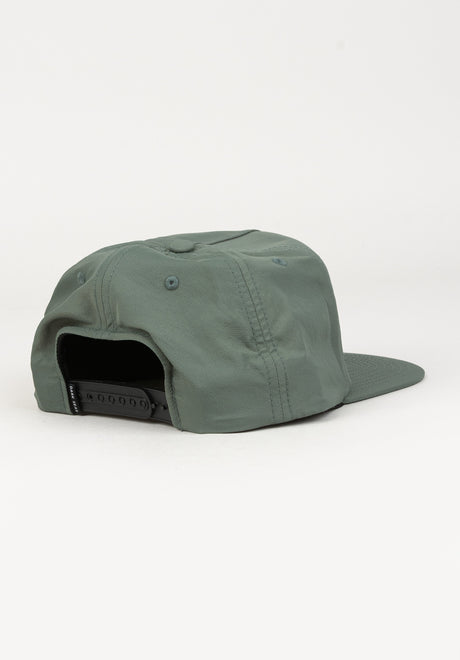 Dark Seas Tridents Nylon Unstructured Cap green – Rückenansicht