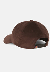 Dickies Hardwick Cord Cap chocolatebrown – Rückenansicht