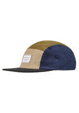 iriedaily Corvin 5 Panel Cap olive-navy – Vorderansicht