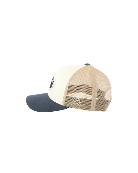 Dark Seas Progress Cap white-navy – Seitenansicht