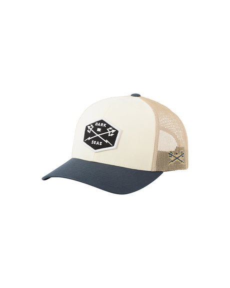 Dark Seas Progress Cap white-navy – Vorderansicht