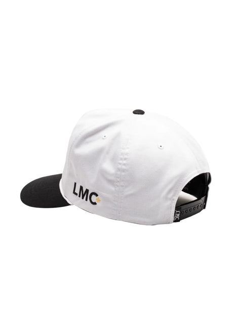 Loser-Machine x Mooneyes Gearhead Cap white-black – Rückenansicht