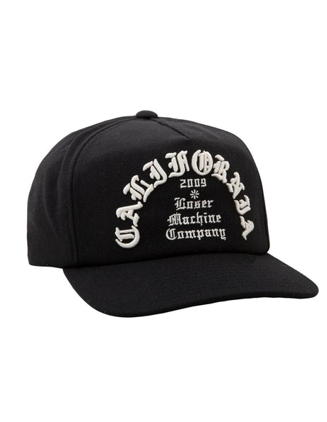 Loser-Machine Fanatic Wool Surge Snapback Cap black – Vorderansicht