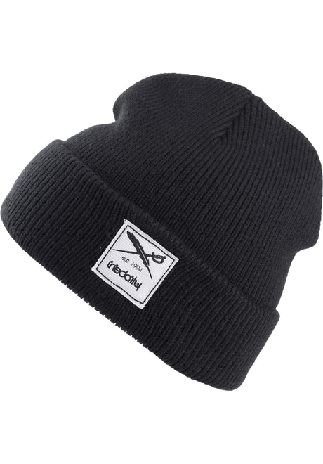 iriedaily Smurpher Heavy Mütze black – Vorderansicht