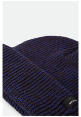 Brixton Heist Chunky Mütze marlednavy-caramel – Rückenansicht