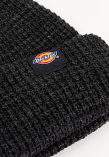 Dickies Woodworth Waffle Mütze black – Rückenansicht