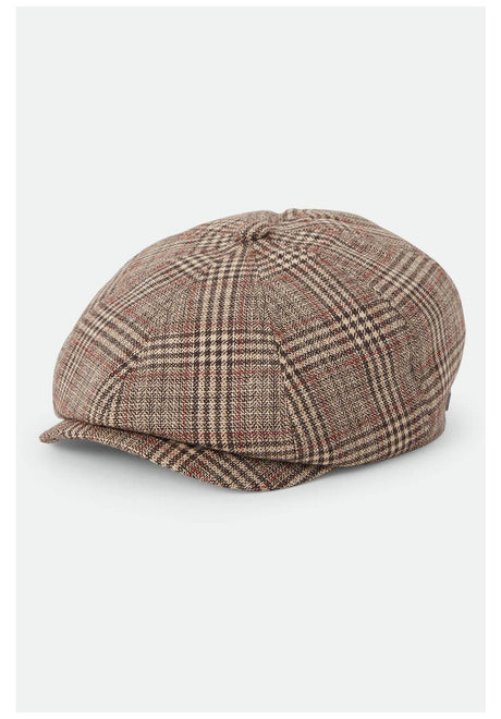 Brixton Brood Hut brown-tan-redplaid – Vorderansicht