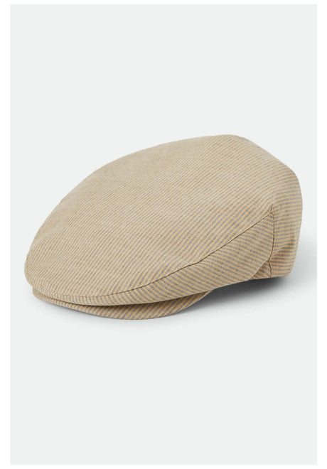 Brixton Hooligan Hut khaki-stripe-washedblack – Vorderansicht