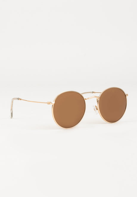CHPO Liam Sonnenbrille gold-brown – Vorderansicht