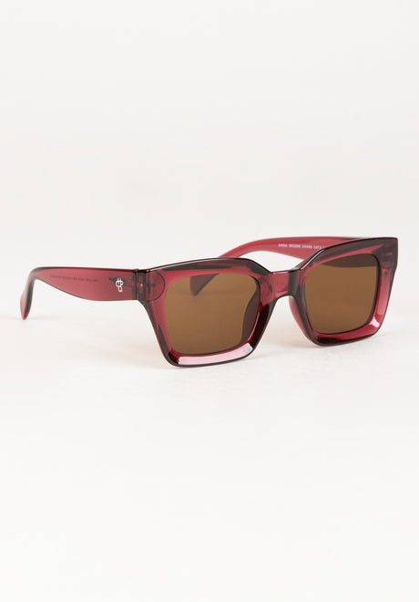 CHPO Anna Sonnenbrille burgundy-brown – Vorderansicht