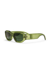 CHPO Brooklyn Sonnenbrille forestgreen-green – Vorderansicht