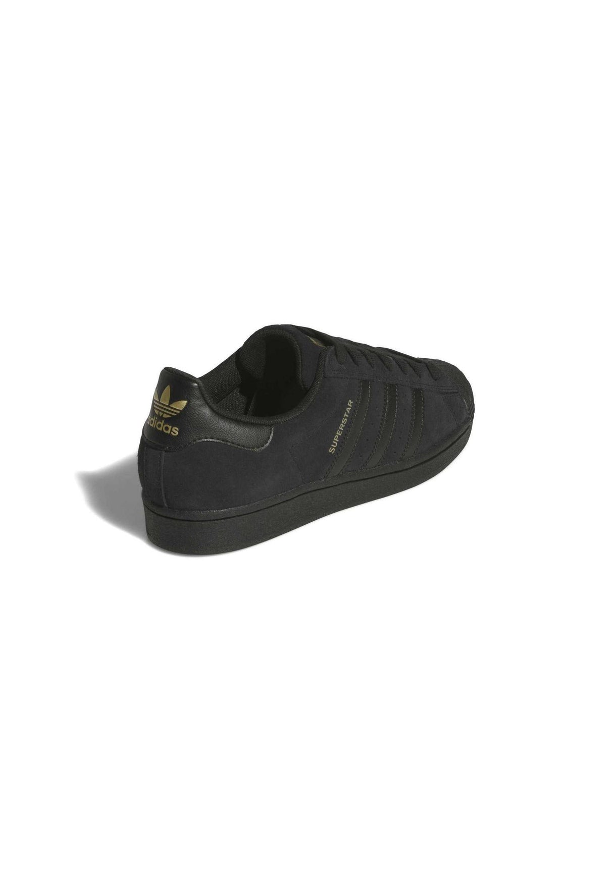 adidas-skateboarding Superstar ADV Schuhe Jungs coreblack-coreblack-goldmetallic – Rückenansicht