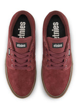 Barge LS burgundy-gum Closeup1