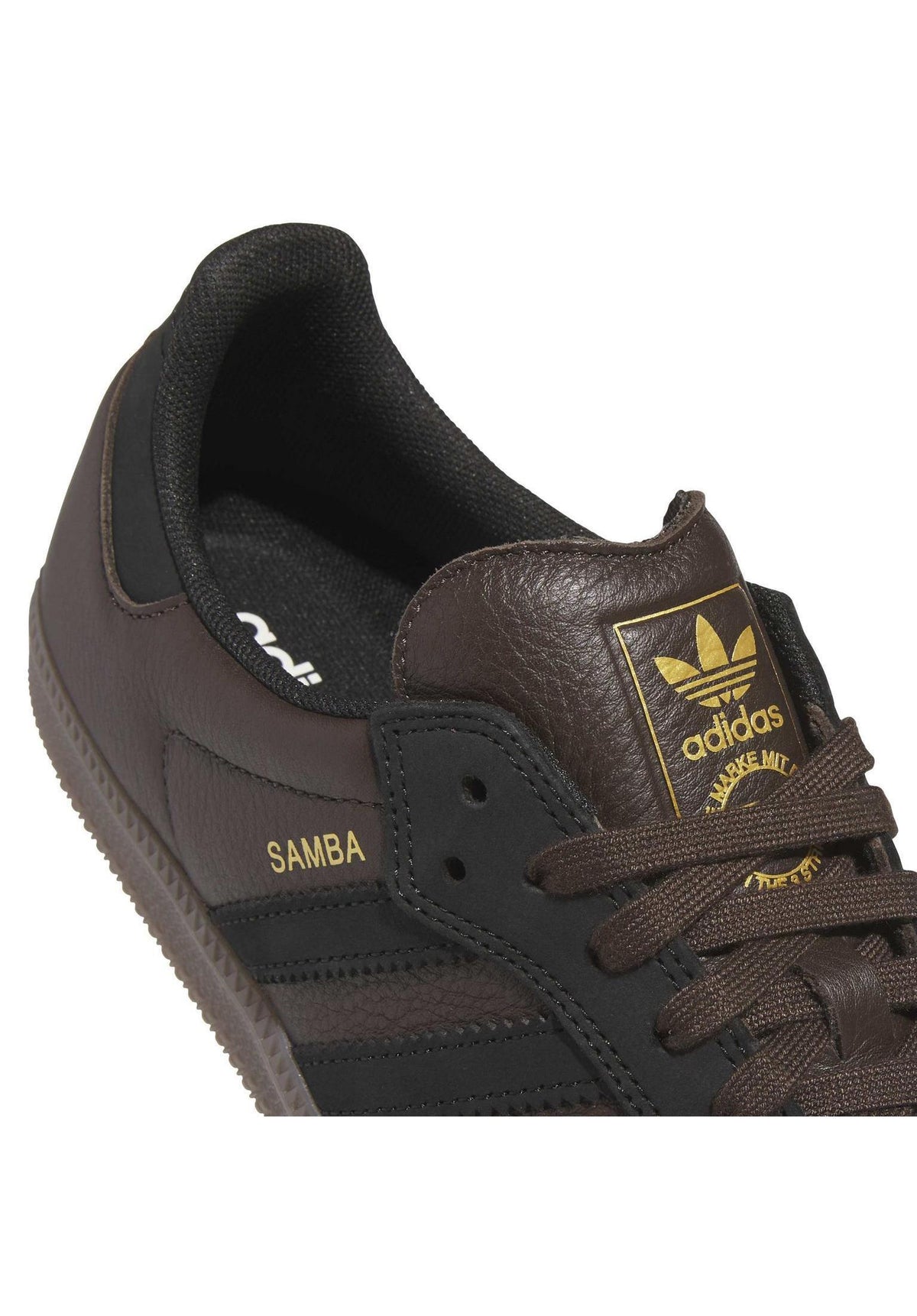 adidas-skateboarding Samba ADV Schuhe Jungs darkbrown-coreblack-gum5 – Seitenansicht