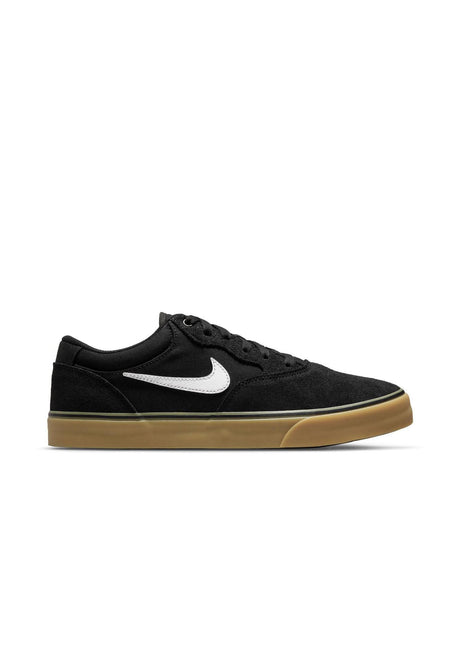 Nike SB Chron 2 Schuhe Jungs black-white-gum – Vorderansicht