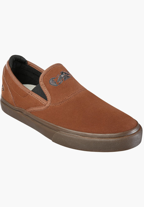 Emerica Wino G6 Slip-On x Jess Mudget Schuhe Jungs clay – Vorderansicht
