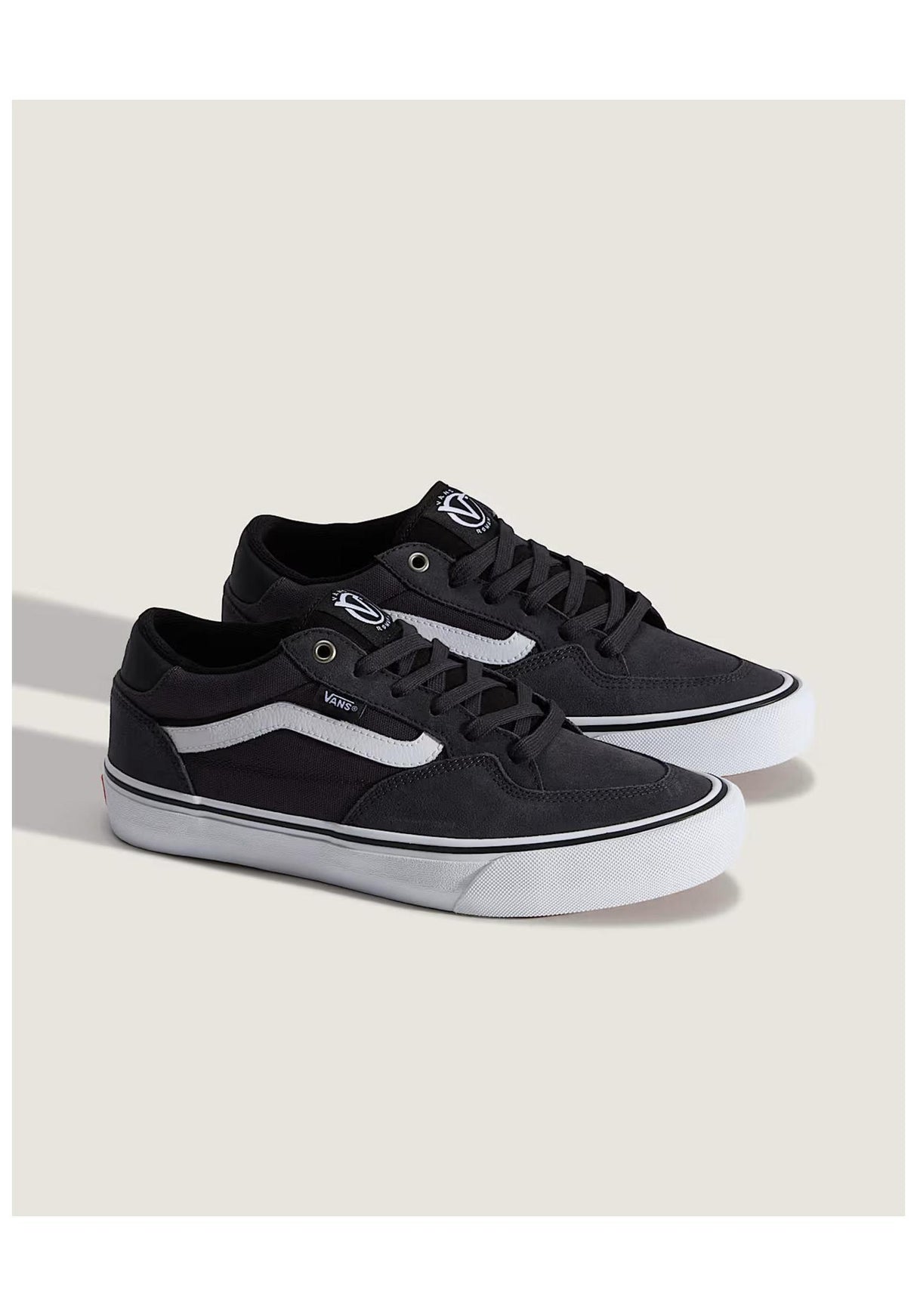 Vans Skate Rowan Schuhe Jungs charcoal-grey – Rückenansicht