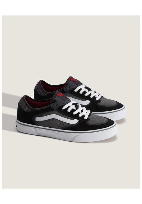 Vans Skate Rowley Schuhe Jungs black-charcoal – Rückenansicht