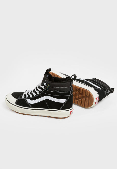 Vans Sk8-Hi MTE Waterproof Schuhe Jungs black-truewhite – Rückenansicht