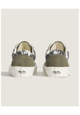 Old Skool floral-olive Closeup2
