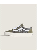 Old Skool floral-olive Vorderansicht