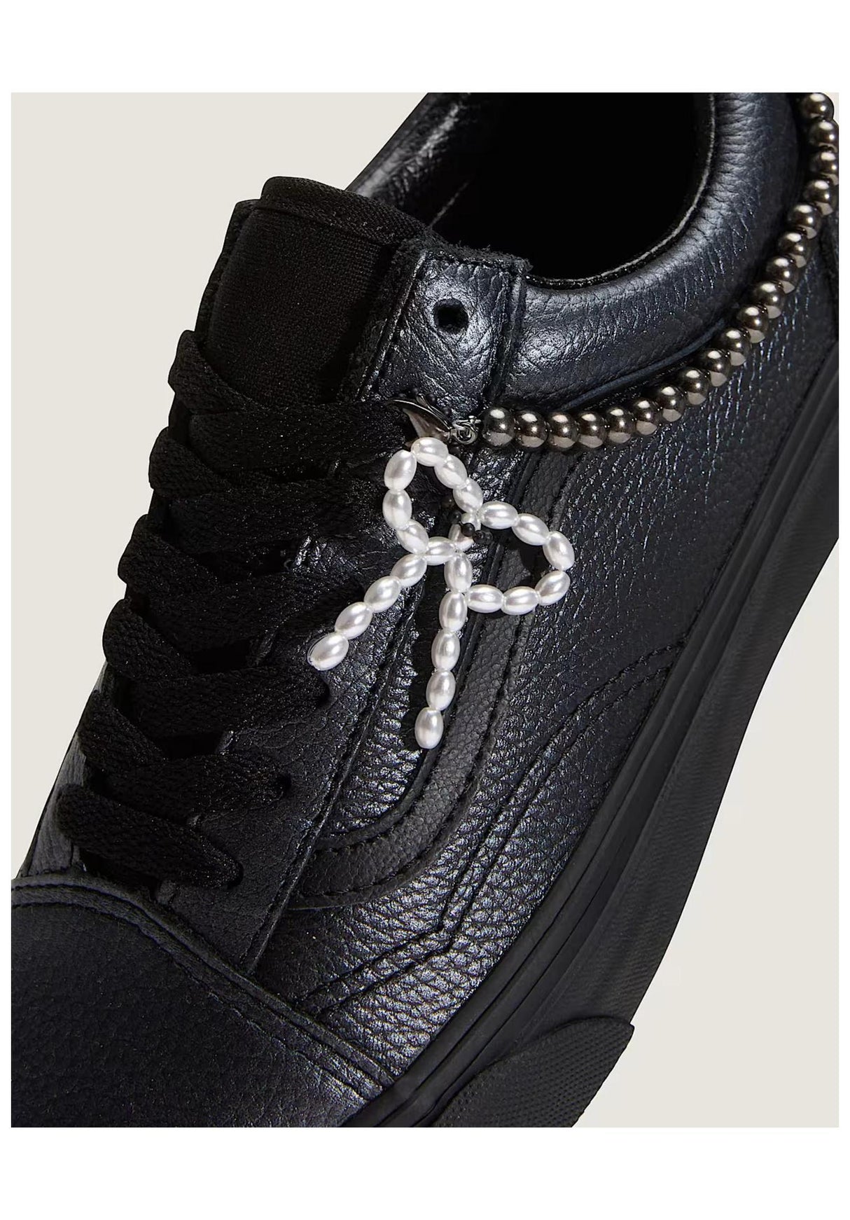 Vans Old Skool Schuhe Mädels metallic-blackout – Detailansicht 1