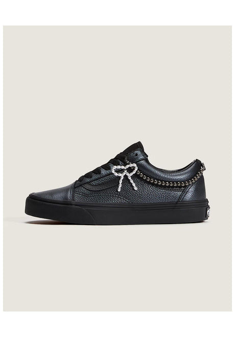 Vans Old Skool Schuhe Mädels metallic-blackout – Vorderansicht