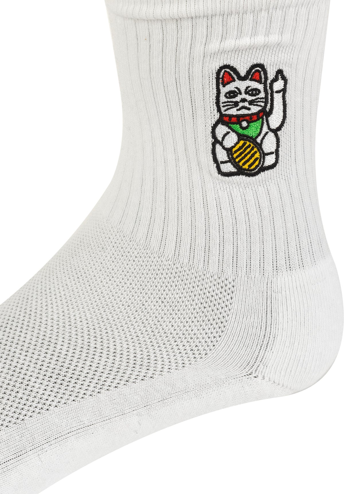 iriedaily Bye Bye Socken white – Rückenansicht