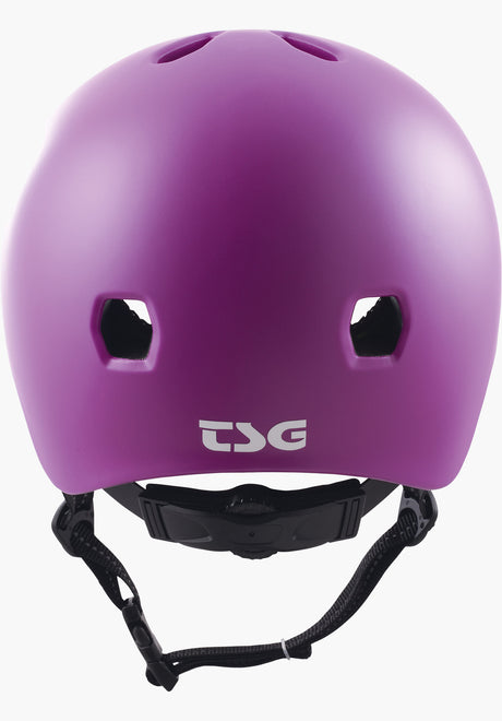 TSG Meta Solid Color Helm satin purple magic – Rückenansicht