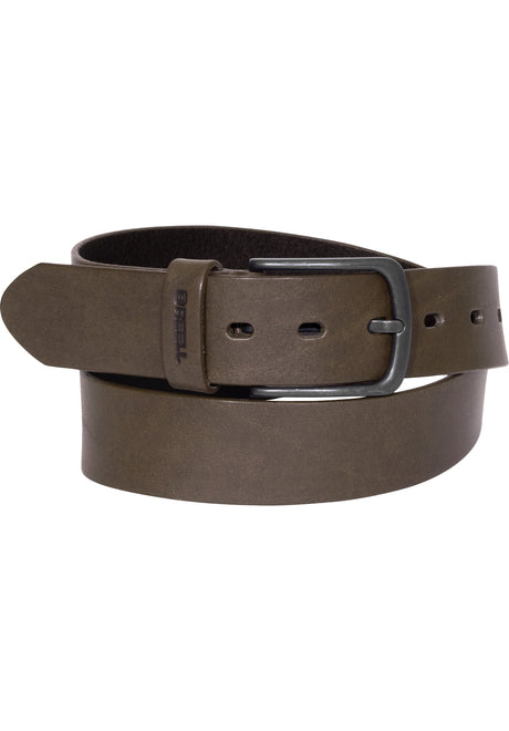 Reell All Black Buckle Gürtel cappucino – Vorderansicht