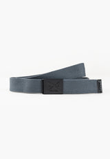 iriedaily Flag Rubber Gürtel anthracite – Vorderansicht