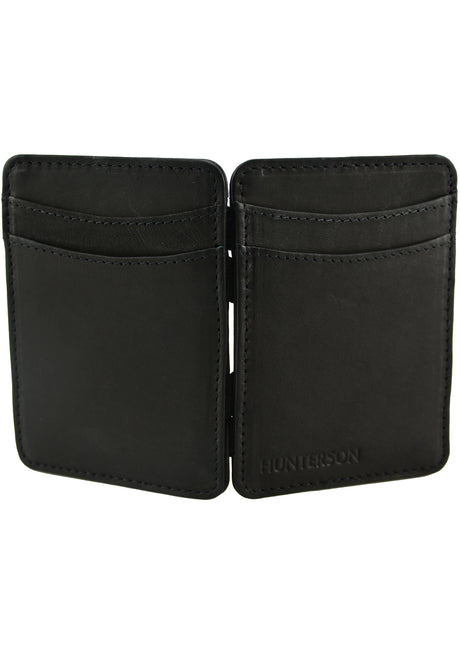 Hunterson Magic Wallet RFID Portemonnaie black – Oberansicht