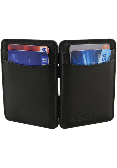 Hunterson Magic Wallet RFID Portemonnaie black – Seitenansicht