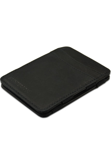 Hunterson Magic Wallet RFID Portemonnaie black – Vorderansicht