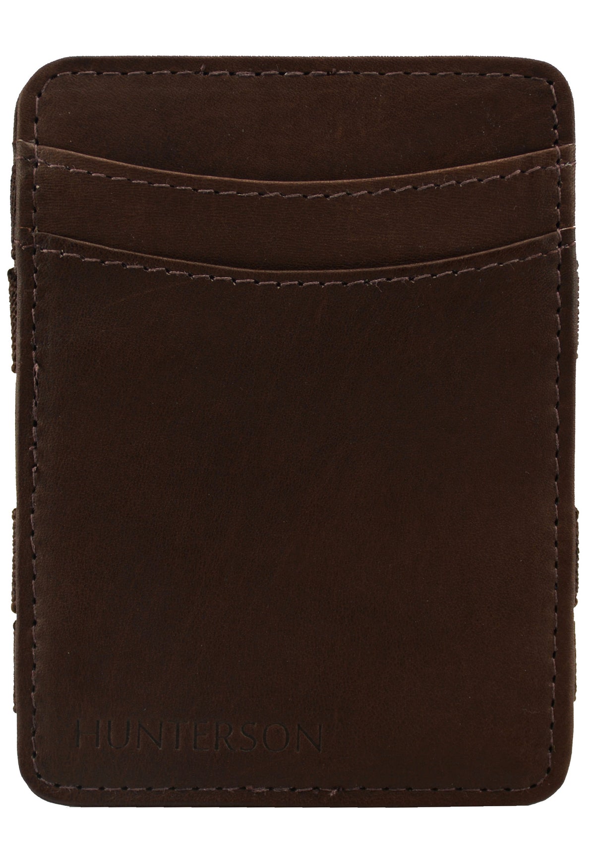 Hunterson Magic Wallet RFID Portemonnaie brown – Detailansicht 2