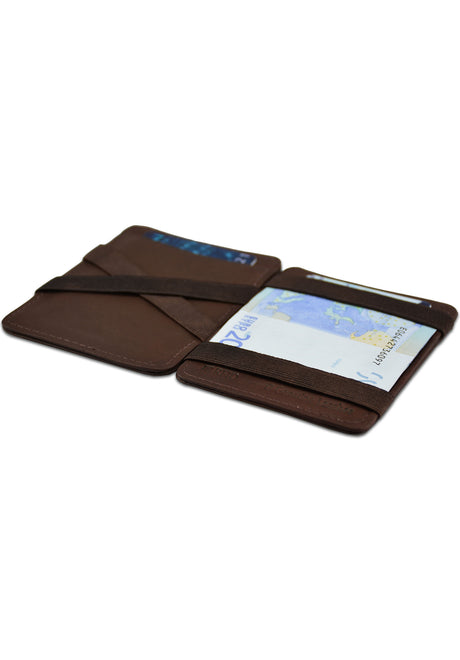 Hunterson Magic Wallet RFID Portemonnaie brown – Rückenansicht