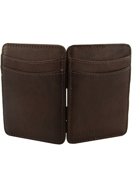 Hunterson Magic Wallet RFID Portemonnaie brown – Unteransicht