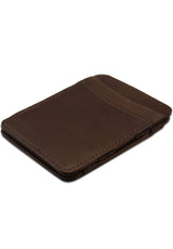 Hunterson Magic Wallet RFID Portemonnaie brown – Vorderansicht